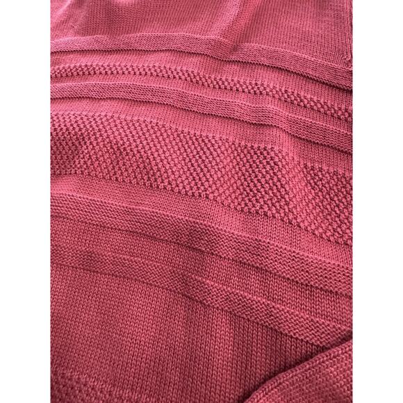 American Rag CIE Men's Multi-Texture Shawl-Collar Sweater Dark Scarlet Red XXL - Picture 2 of 6